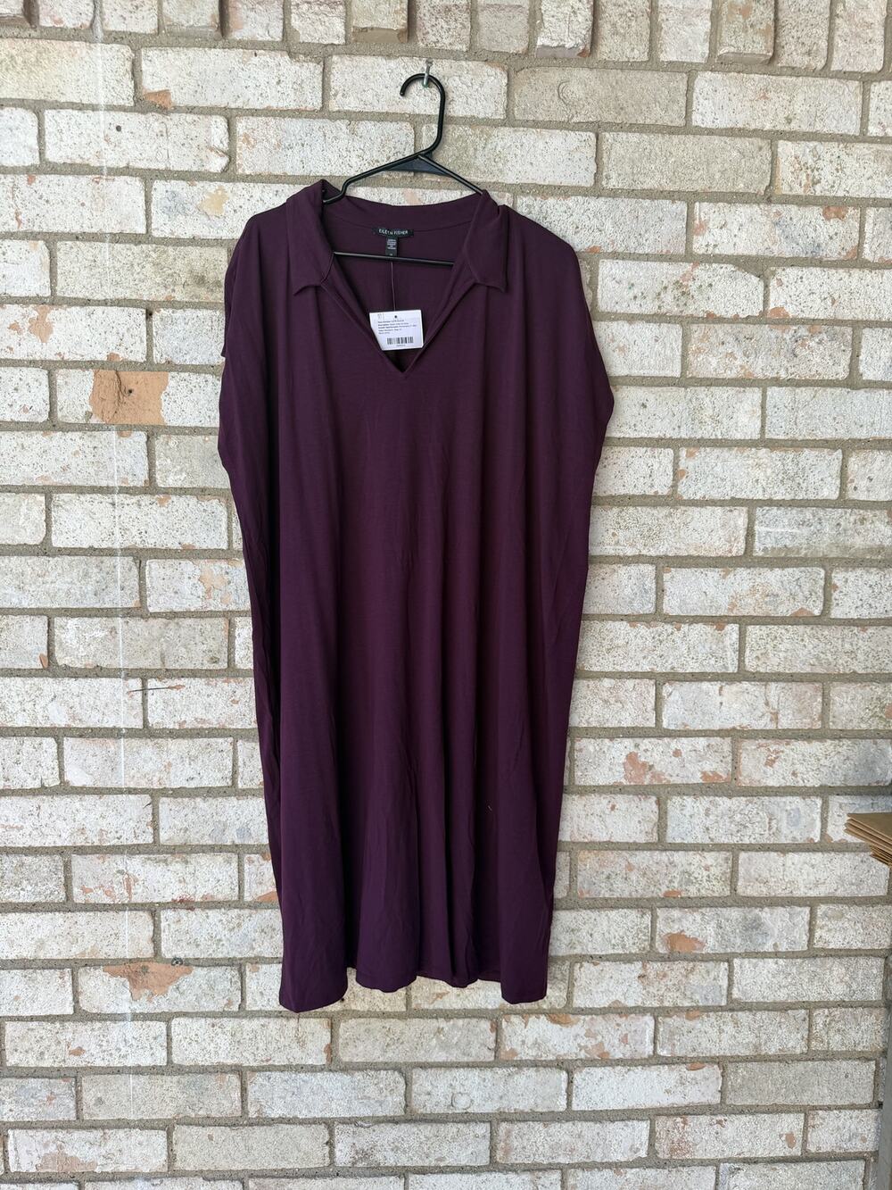 Eileen Fischer Dress Purple Size 1X